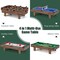 4-in-1 Combo Game Table Set with Billiards, Foosball, Table Tennis and Hockey